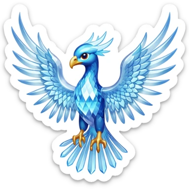ice phoenix sticker