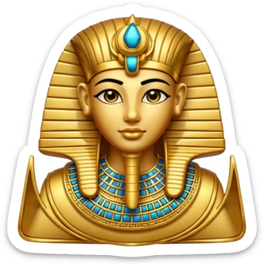 Egyptian Items with Gold Details sticker
