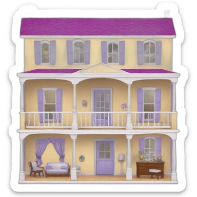 Doll house sticker