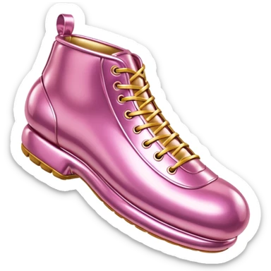 Jeff Koons style spam shoe balloon sculpture  sticker