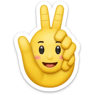 Yellow emoji doing the middlefinger sticker