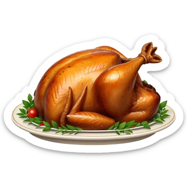 roast turkey sticker