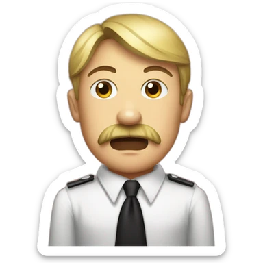 Hitler au toilette sticker