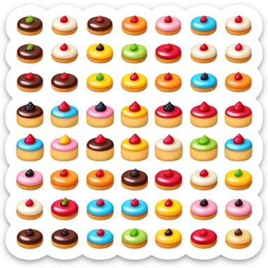 Bakery desserts  sticker