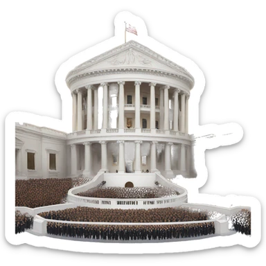 inauguration sticker