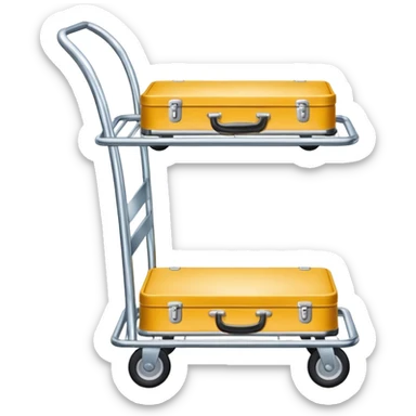 luggage cart sticker