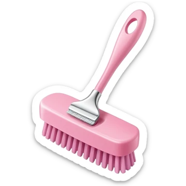 Brosse à dents rose claire  sticker