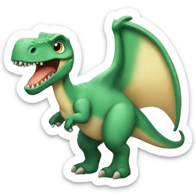 dinosaurio con alas  sticker