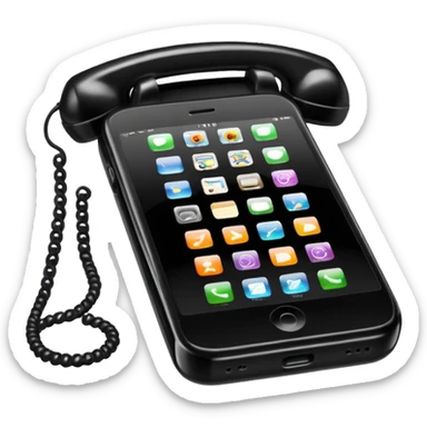 Phone apple 11 generation sticker