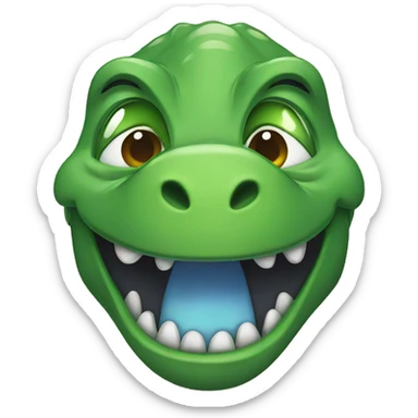 Crying dinosaur  sticker