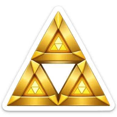 Tri Force The legend of zelda sticker
