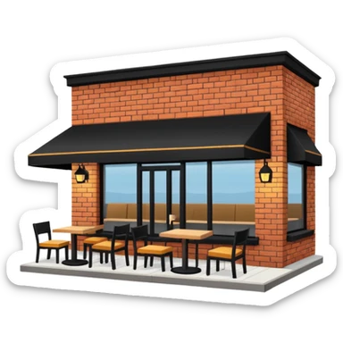 restaurant por fuera sticker