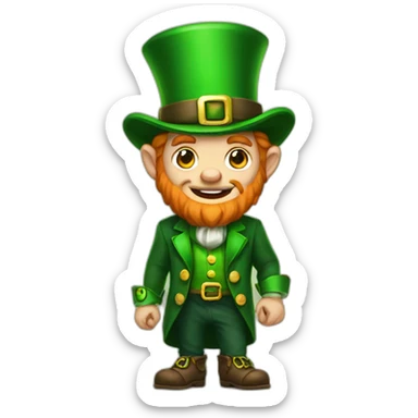 Leprechaun sticker