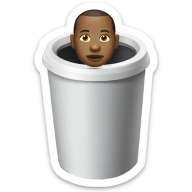 Sonko sur une poubelle sticker