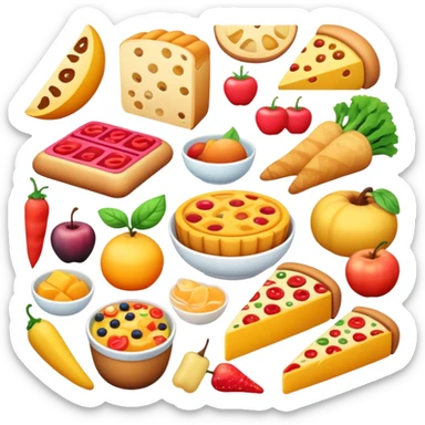 aesthetic food sticker