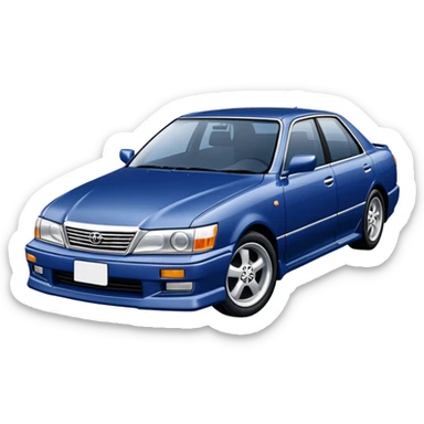 Сделай тойоту Марк 2 (х100) 1997 года, темно синего цвета sticker