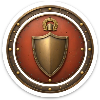 Roman Gladiator shield sticker