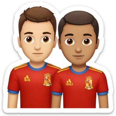 PEDRI Gavi and Lamine Yamal Spain t -shirt uros 2024 sticker