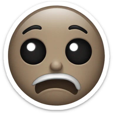 Un caca triste sticker