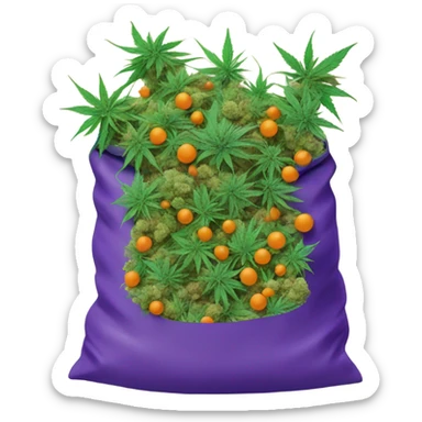 Bag of buds sticker