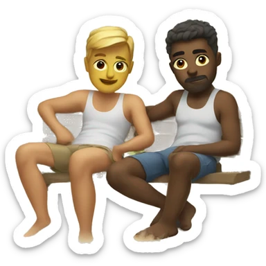 hot summer afternoon sticker