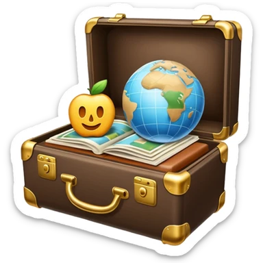 luxury travel items sticker