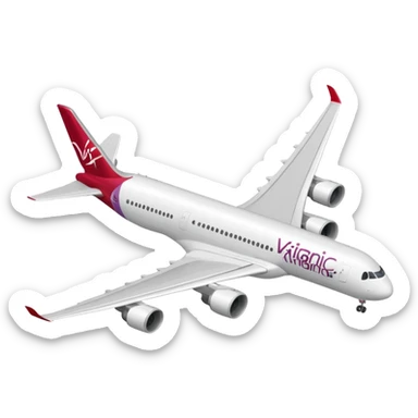 A virgin Atlantic a350-1000 sticker