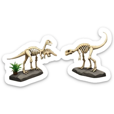 dinosaur museum sticker