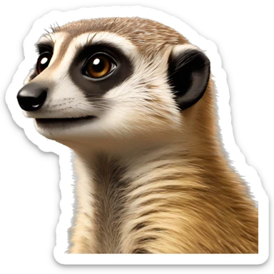 a meerkat sticker