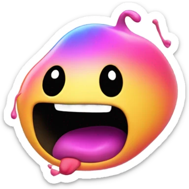 Blob headbanging hard sticker