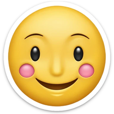 Emoji, smiley face with 1 eye closed sticker