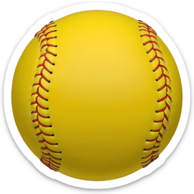 Softball sticker