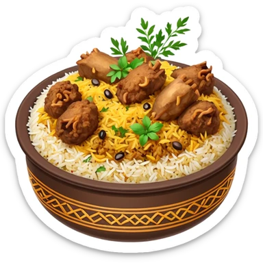 Hyderabadi Mutton Dum Biryani sticker