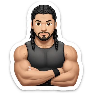 Roman Reigns WWE wrestler sticker