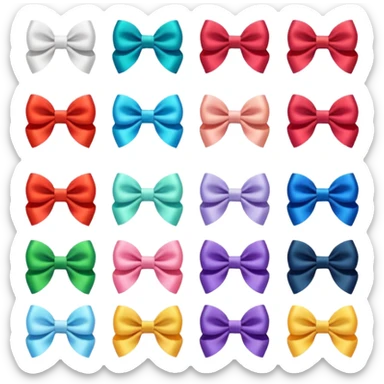 Moños lindos sticker