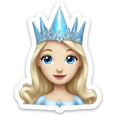 blue eyed glinda the good witch sticker