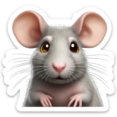 realistic rat scab from harry potter sticker