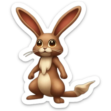 lopunny demon sticker