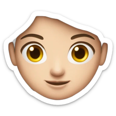 brunette white girl runs a marathon sticker