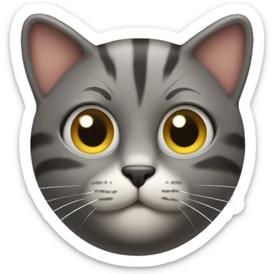 a cat that is a photographer that is counting and is rich  sticker