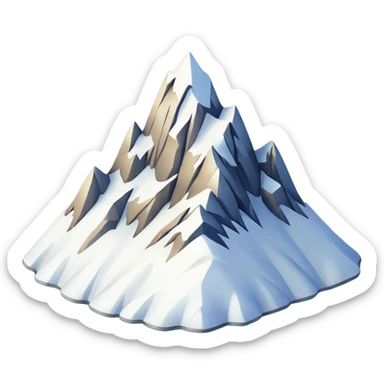 Snow Peak, many snow sticker