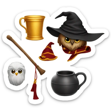 harry potter themed  sticker