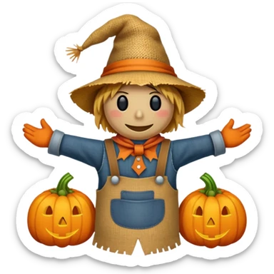 scarecrow sticker