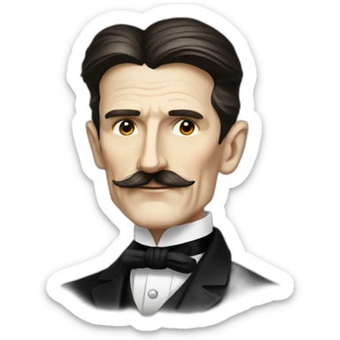 nikola tesla sticker