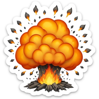 Explosion animation  sticker