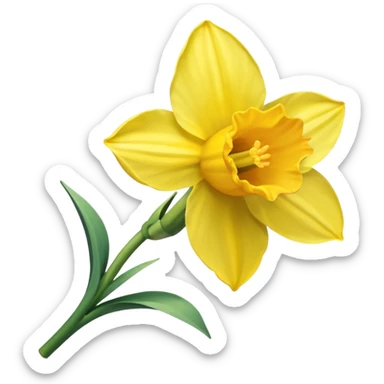 daffodil flower emoji sticker