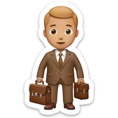 Peanut who is a lawyer sticker