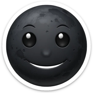 black moon sticker