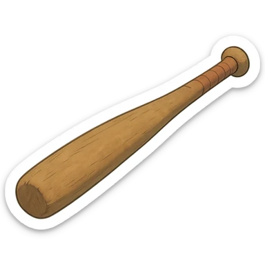 ghibli style baseball bat sticker