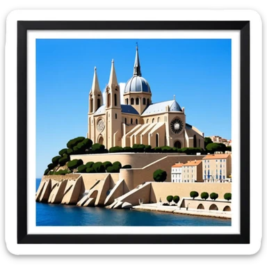 Notre dame Marseille sticker